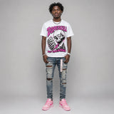 Triple Pink Dunk DopeSkill Oversize Print T-Shirt Built From Nothing Graphic