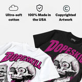 Triple Pink Dunk DopeSkill Oversize Print T-Shirt Built From Nothing Graphic