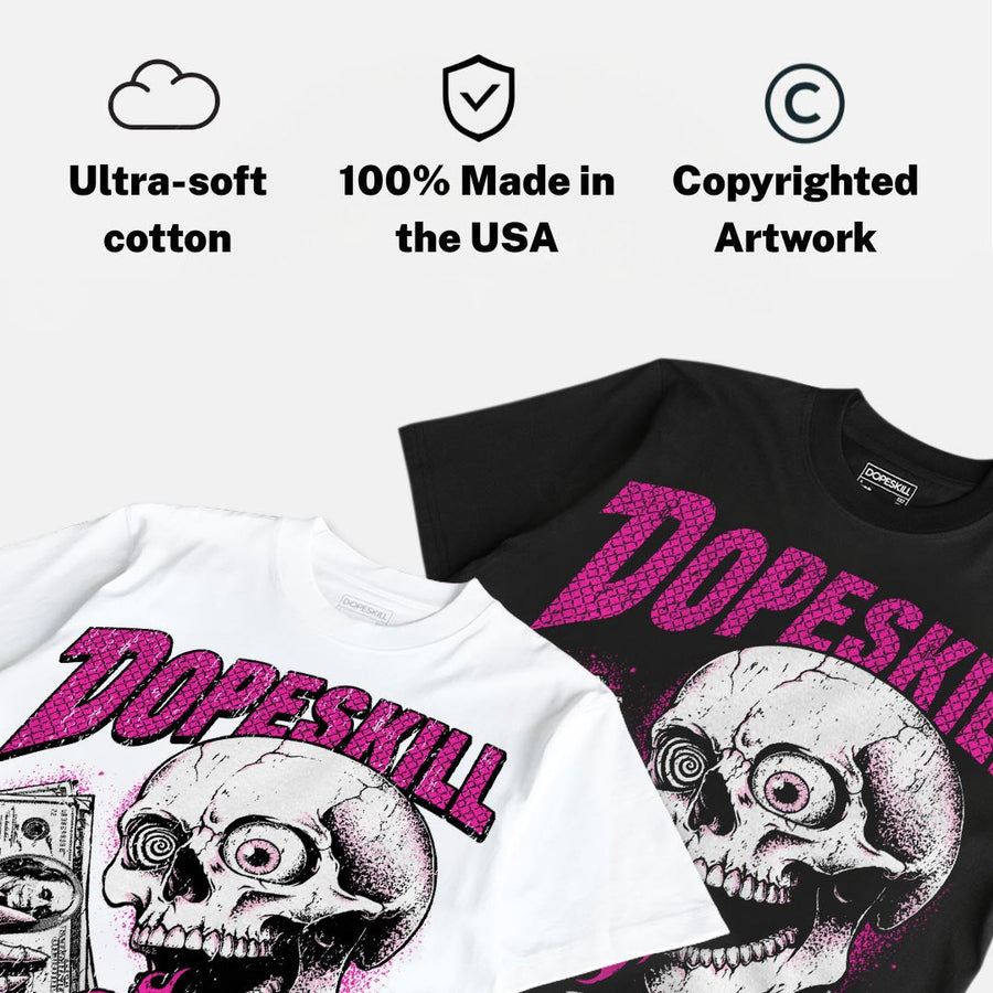 Triple Pink Dunk DopeSkill Oversize Print T-Shirt Built From Nothing Graphic