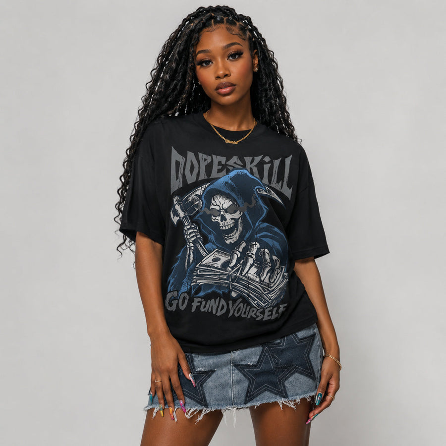 Flint 13s DopeSkill T-Shirt Go Fund Your Self Graphic