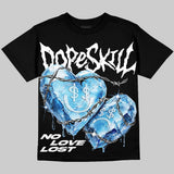 Dunk Panda White Black DopeSkill Oversize Print T-Shirt No Love Lost Graphic