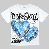 Dunk Panda White Black DopeSkill Oversize Print T-Shirt No Love Lost Graphic