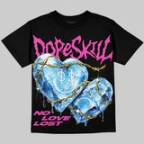 Comic 4s DopeSkill Oversize Print T-Shirt No Love Lost Graphic