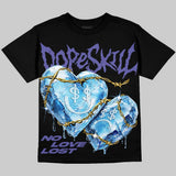 Lakers 4s DopeSkill Oversize Print T-Shirt No Love Lost Graphic