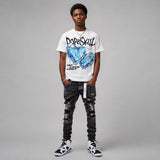 Oreo 6s DopeSkill Oversize Print T-Shirt No Love Lost Graphic