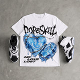 Oreo 6s DopeSkill Oversize Print T-Shirt No Love Lost Graphic