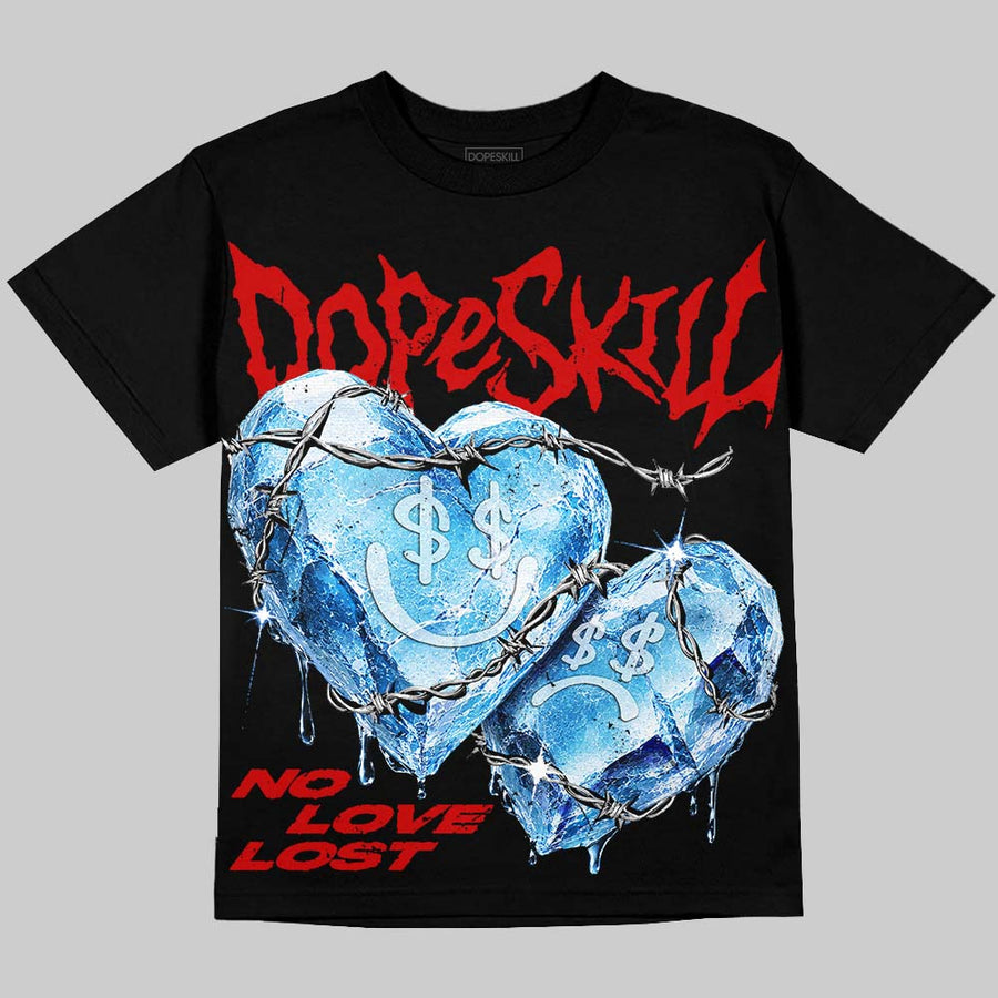 Space Jam 9s DopeSkill Oversize Print T-Shirt No Love Lost Graphic