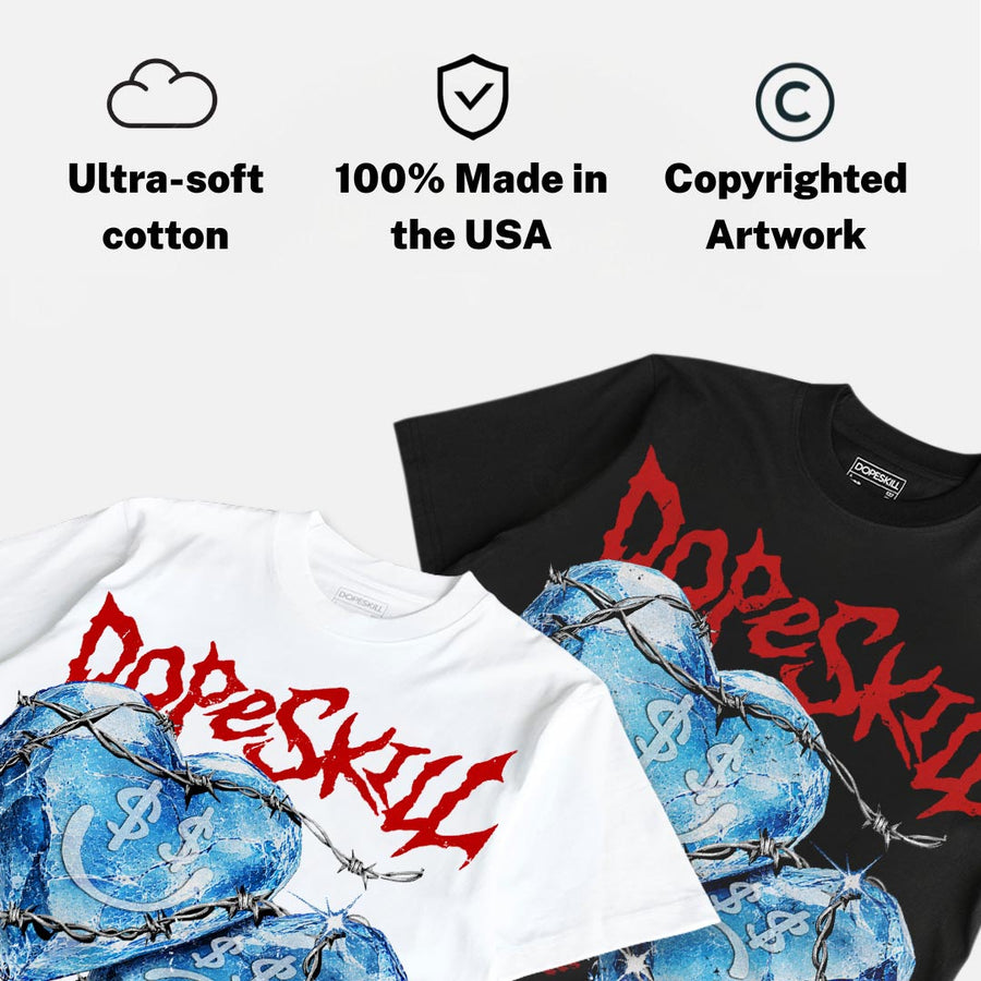 Space Jam 9s DopeSkill Oversize Print T-Shirt No Love Lost Graphic