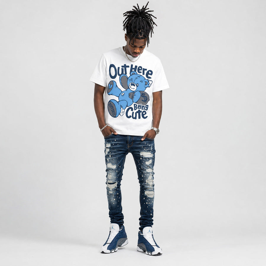 Flint 13s DopeSkill T-Shirt Out Here Being Cute Graphic