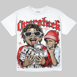 Cherry 11s DopeSkill Oversize Print T-Shirt Overstack Graphic