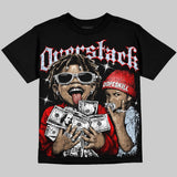Cherry 11s DopeSkill Oversize Print T-Shirt Overstack Graphic