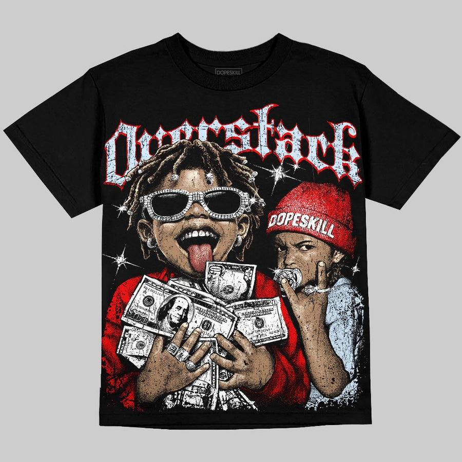 Cherry 11s DopeSkill Oversize Print T-Shirt Overstack Graphic