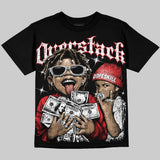 AJ 13 Chicago True Red Cherry DopeSkill Oversize Print T-Shirt Overstack Graphic