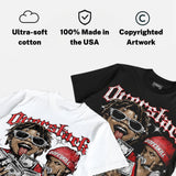 AJ 13 Chicago True Red Cherry DopeSkill Oversize Print T-Shirt Overstack Graphic
