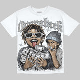Cool Grey 11s DopeSkill Oversize Print T-Shirt Overstack Graphic