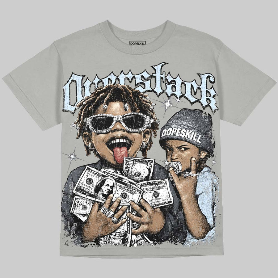 Cool Grey 11s DopeSkill Oversize Print T-Shirt Overstack Graphic