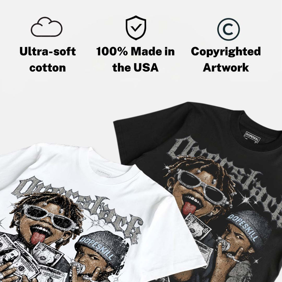 Cool Grey 11s DopeSkill Oversize Print T-Shirt Overstack Graphic