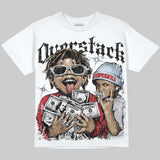 Black Metallic Reimagined 5s DopeSkill Oversize Print T-Shirt Overstack Graphic