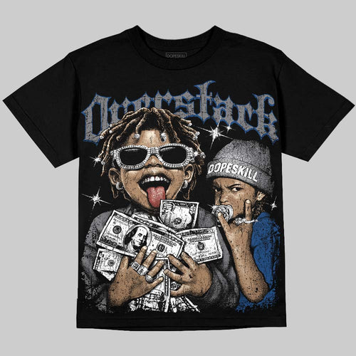 Flint Grey 9s DopeSkill Oversize Print T-Shirt Overstack Graphic