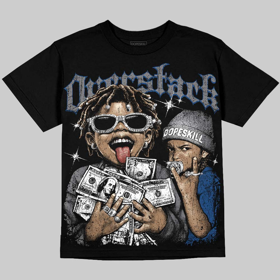 Flint Grey 9s DopeSkill Oversize Print T-Shirt Overstack Graphic