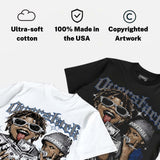 Flint Grey 9s DopeSkill Oversize Print T-Shirt Overstack Graphic
