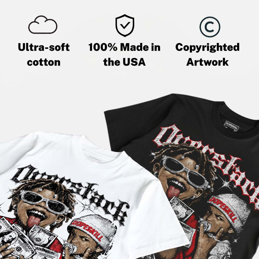 Space Jam 9s DopeSkill Oversize Print T-Shirt Overstack Graphic