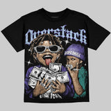Grape 5s DopeSkill Oversize Print T-Shirt Overstack Graphic