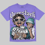 Grape 5s DopeSkill Oversize Print T-Shirt Overstack Graphic