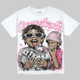 Iced Carmine 4s DopeSkill Oversize Print T-Shirt Overstack Graphic