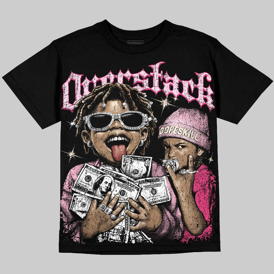 Iced Carmine 4s DopeSkill Oversize Print T-Shirt Overstack Graphic