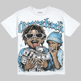 Legend Blue 11s DopeSkill Oversize Print T-Shirt Overstack Graphic