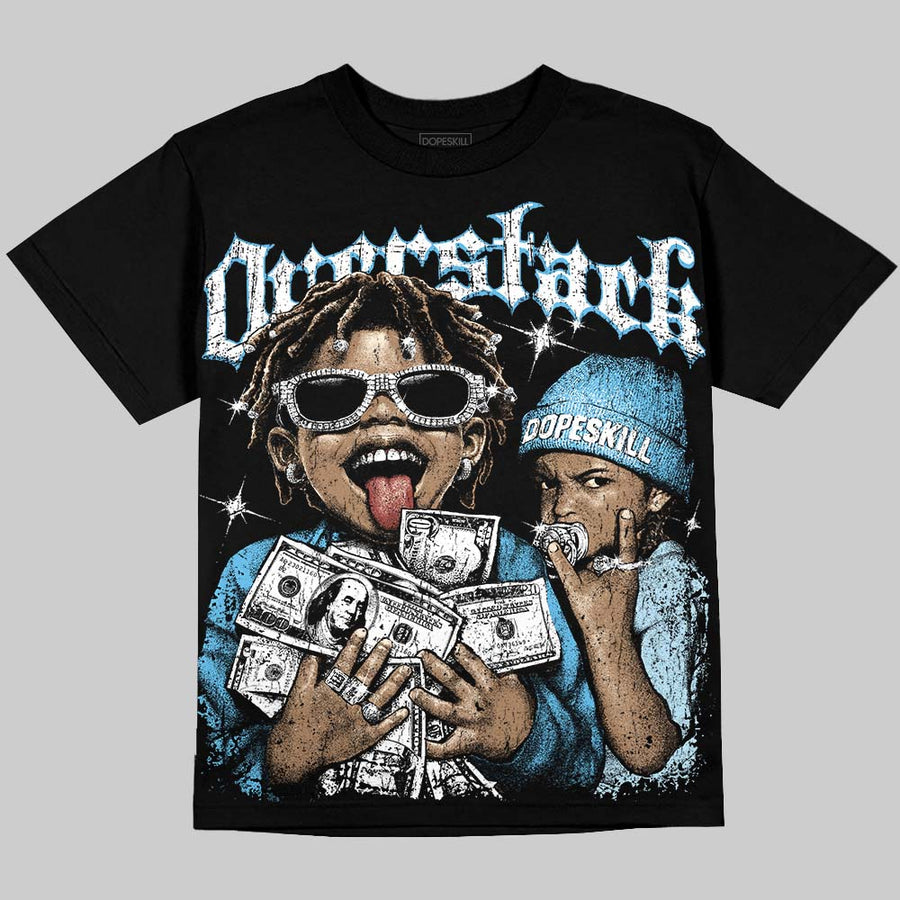 Legend Blue 11s DopeSkill Oversize Print T-Shirt Overstack Graphic