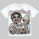 Medium Soft Pink 4s DopeSkill Oversize Print T-Shirt Overstack Graphic