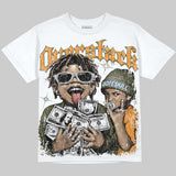 Olive 5s DopeSkill Oversize Print T-Shirt Overstack Graphic