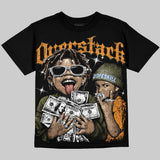 Olive 5s DopeSkill Oversize Print T-Shirt Overstack Graphic