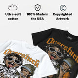 Olive 5s DopeSkill Oversize Print T-Shirt Overstack Graphic