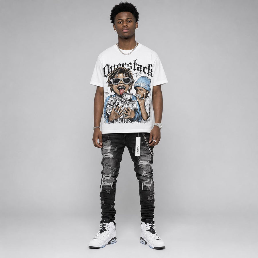 Oreo 6s DopeSkill Oversize Print T-Shirt Overstack Graphic