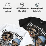 Oreo 6s DopeSkill Oversize Print T-Shirt Overstack Graphic