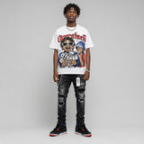 Rare Air 4s DopeSkill Oversize Print T-Shirt Overstack Graphic