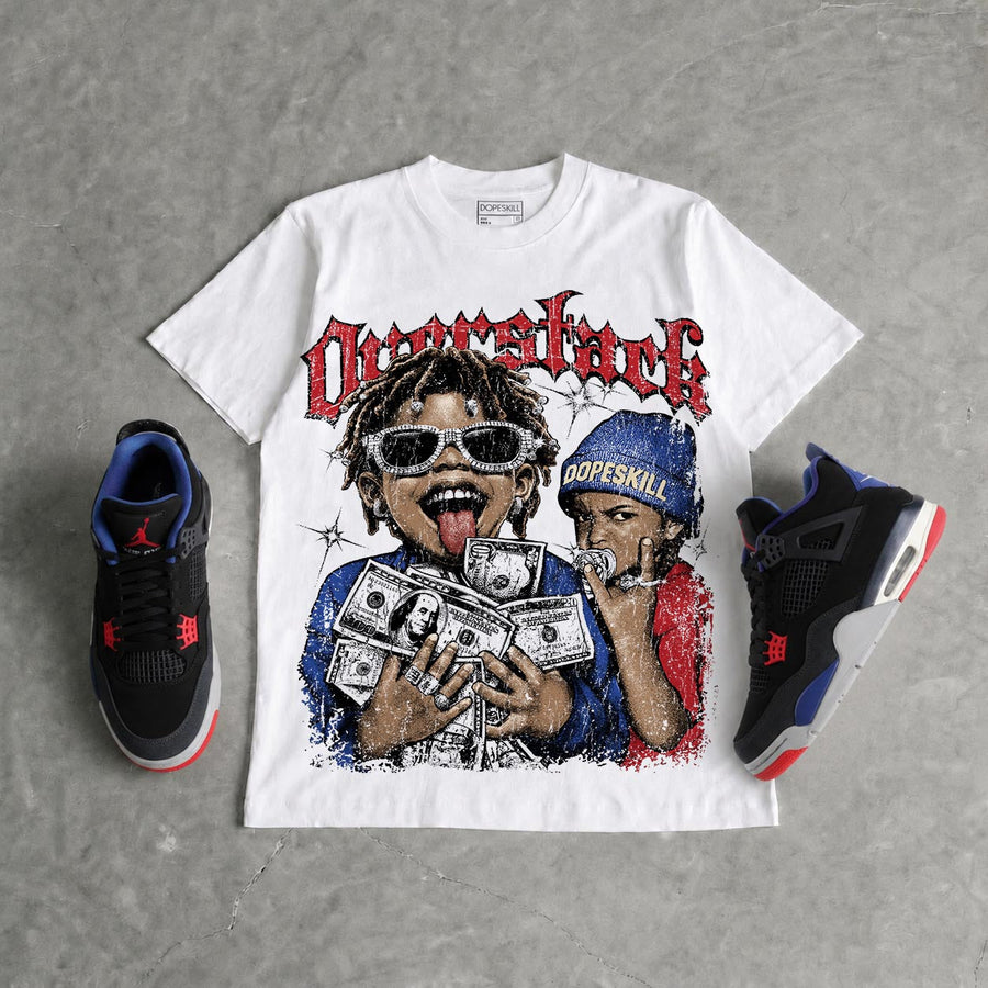 Rare Air 4s DopeSkill Oversize Print T-Shirt Overstack Graphic