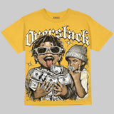 Black Tour Yellow AJ 4 Thunder DopeSkill Oversize Print T-Shirt Overstack Graphic