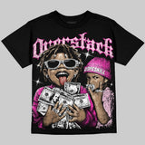 Triple Pink Dunk DopeSkill Oversize Print T-Shirt Overstack Graphic