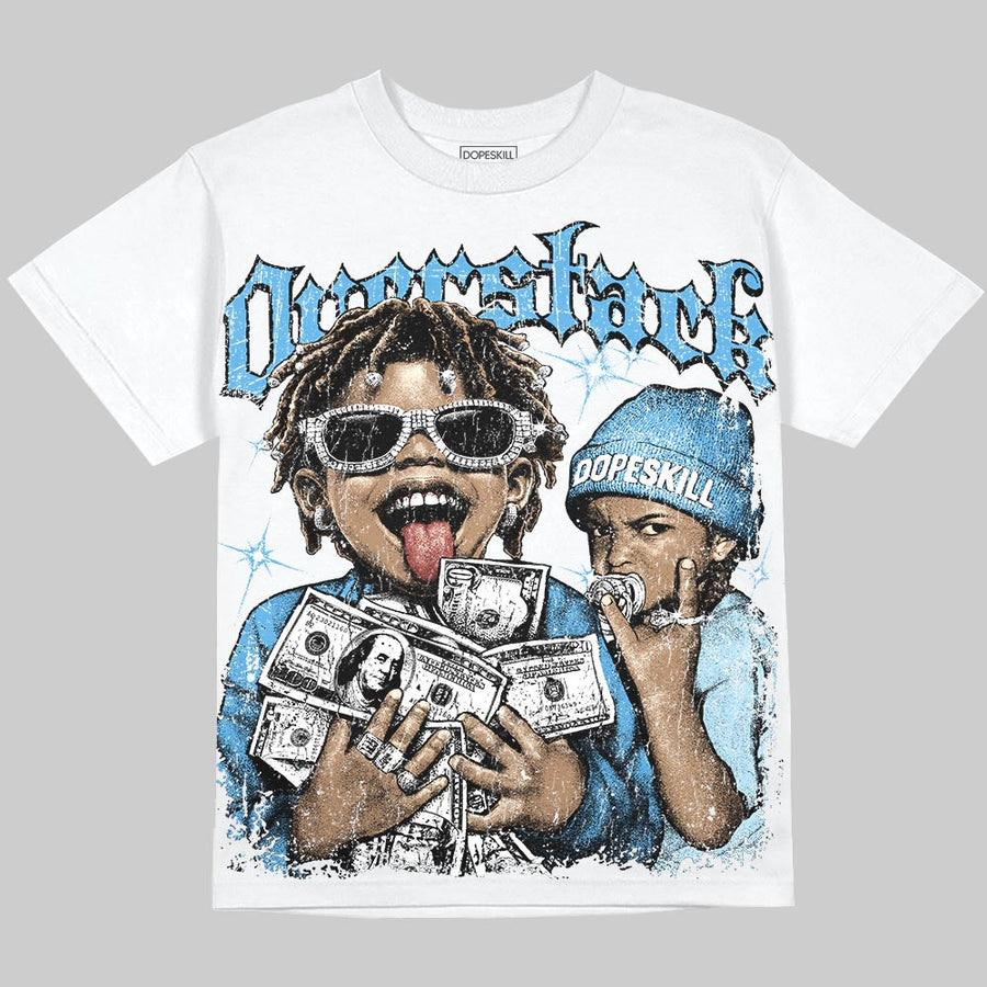 UNC 11s DopeSkill Oversize Print T-Shirt Overstack Graphic