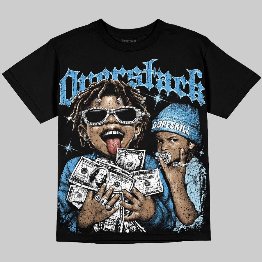 UNC 11s DopeSkill Oversize Print T-Shirt Overstack Graphic