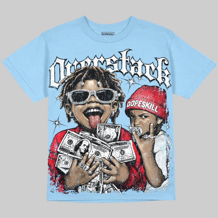 UNC 11s DopeSkill Oversize Print T-Shirt Overstack Graphic