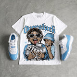 UNC 11s DopeSkill Oversize Print T-Shirt Overstack Graphic