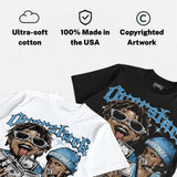 UNC 11s DopeSkill Oversize Print T-Shirt Overstack Graphic