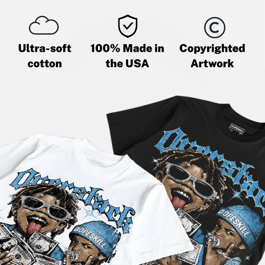 UNC 11s DopeSkill Oversize Print T-Shirt Overstack Graphic