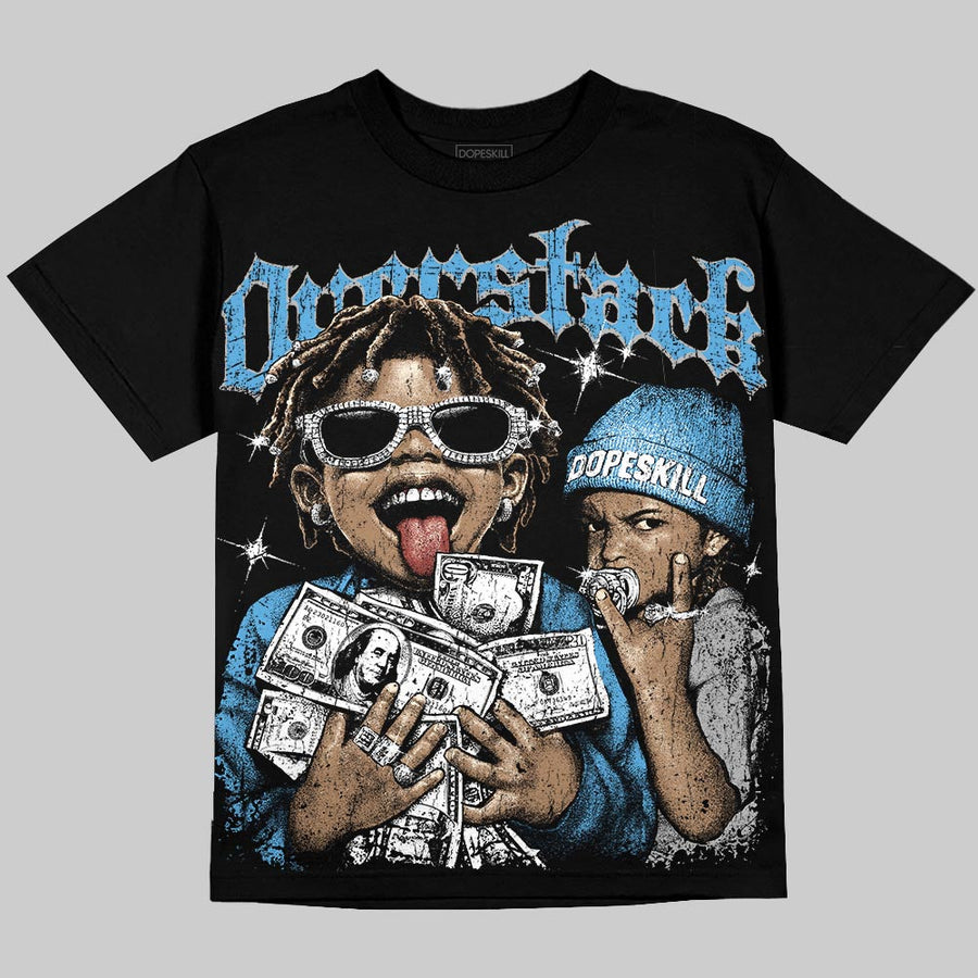 University Blue 14s DopeSkill Oversize Print T-Shirt Overstack Graphic