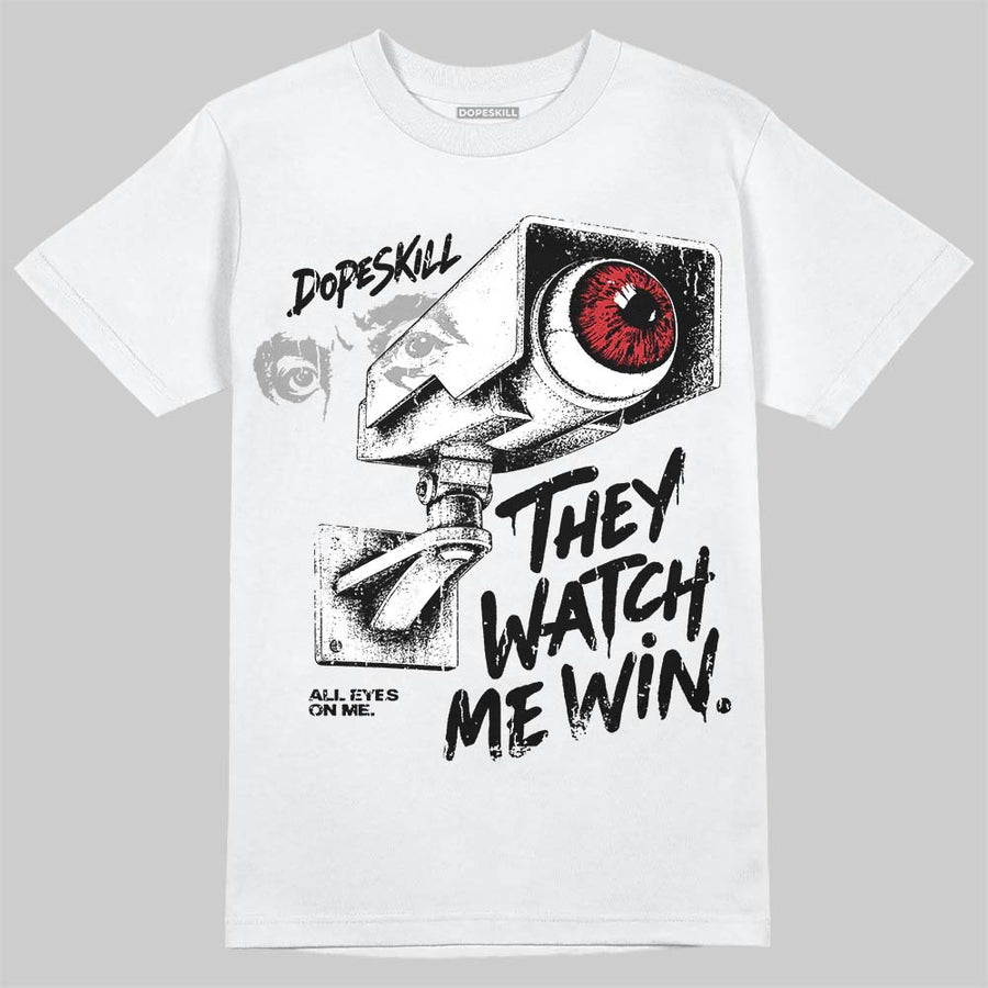 Black Metallic Reimagined 5s DopeSkill T-Shirt They Watch Me Win Graphic
